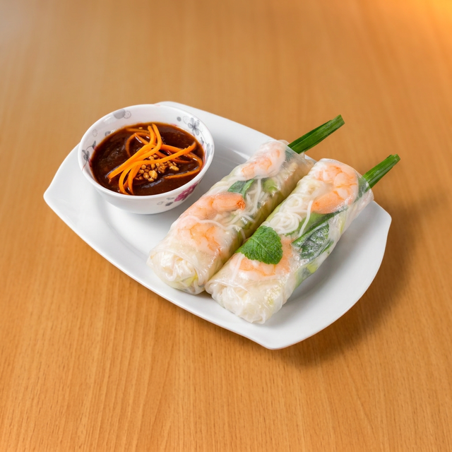 Fresh Shrimp Spring Rolls