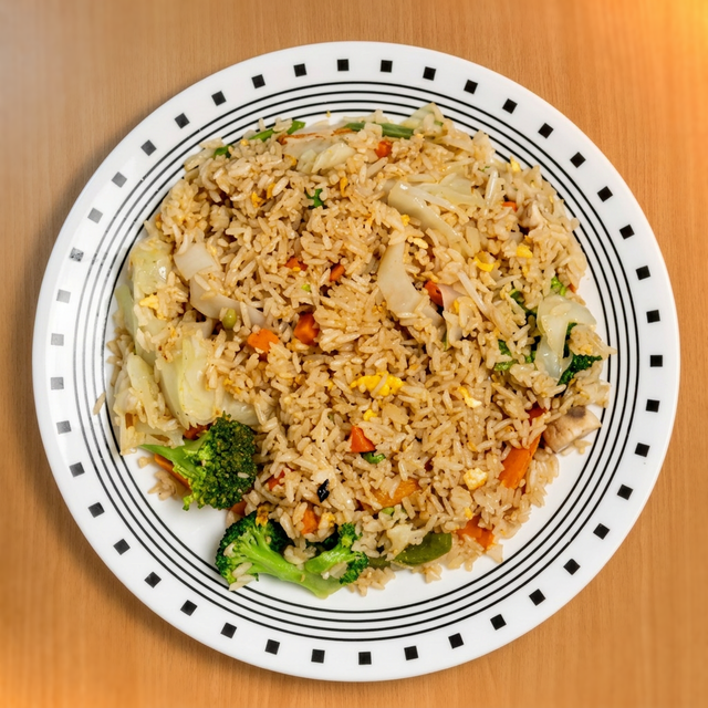 Mixed Vegetables Fried Rice.