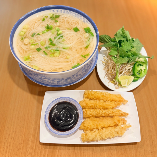 Tempura Shrimp Noodle Soup