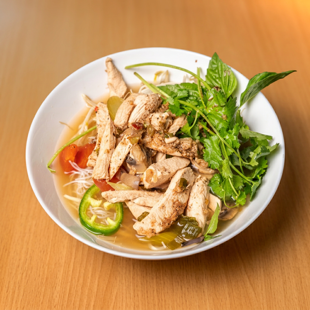 Tamarind Chicken Vermicelli Noodle Soup