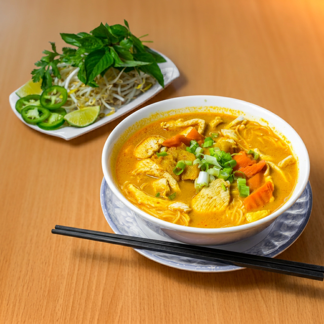 Chicken Coconut Curry Noodle Soup