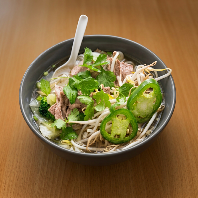 Sliced Pork Noodle Soup.