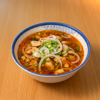 Mild Spicy Lemongrass Chicken Noodle Soup